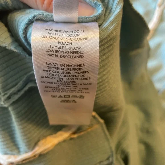 Urban Outfitters Blue Ribbed Dress, flower and lace  accents - Picture 6 of 6